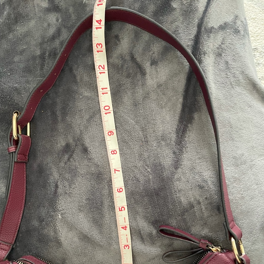NWOT Nanette Lapore shoulder bag in orchid, raspberry plum colored - Picture 11 of 11